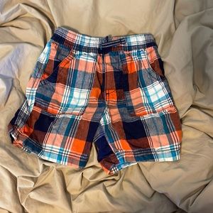 Plaid boy shorts